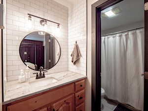 Master bathroom vanity