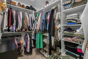 View of spacious closet