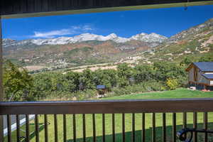 View of mountain backdrop