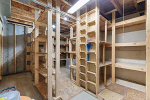Bedroom #6 converted to storage room