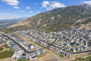 Exterior space featuring a mountain view