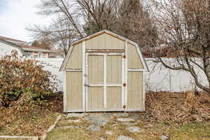 View of outdoor structure