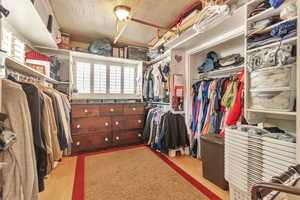 Spacious Walk-in Closet