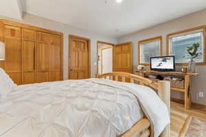 Bedroom featuring light hardwood / wood-style flooring