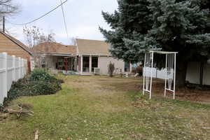 View of yard featuring a patio area