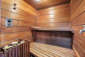 View of sauna