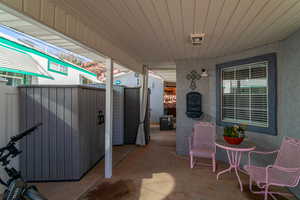 View of patio