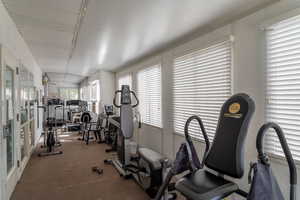 View of exercise room