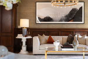 View of living area