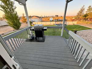 Summer View from covered deck