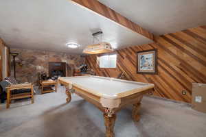 Family Room in Basement