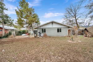 View of rear view of house