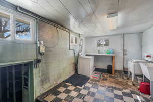 Laundry & utility room.