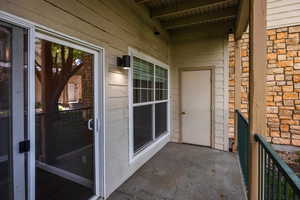 View of entrance to property