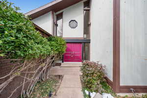 View of entrance to property