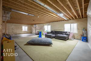 View of basement