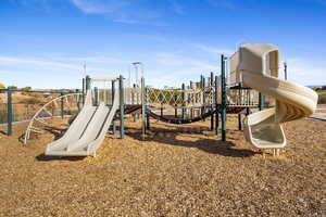 View of jungle gym