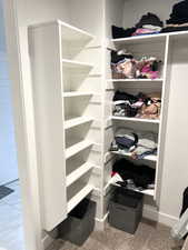 View of closet