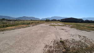 View of mountain feature with a rural view