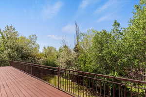 View of deck