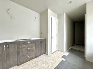 Bathroom featuring a textured ceiling