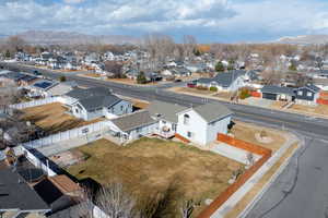 Bird's eye view featuring a mountain view