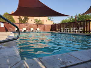 View of pool