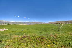 Mountain view with a rural view