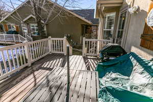 View of deck