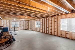 Miscellaneous room featuring concrete floors