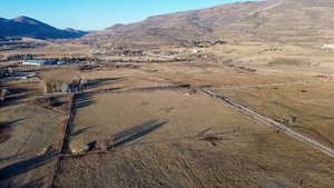 Property view of mountains featuring a rural view