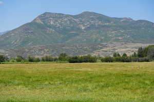 Mountain view featuring a rural view