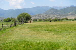 View of mountain feature featuring a rural view