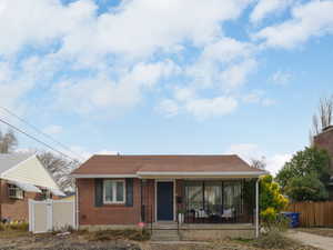 View of bungalow