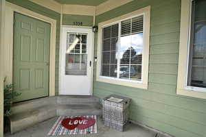 View of property entrance