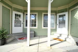 View of property entrance