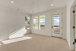 Primary bedroom with private balcony