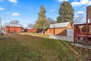 View of yard featuring a patio