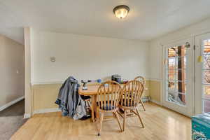 Dining room featuring hardwood / wood-style floors