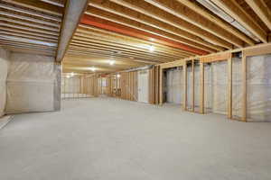 View of basement