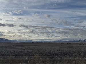 Mountain view featuring a rural view