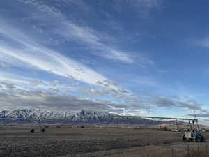 Mountain view with a rural view