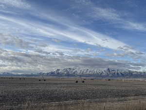 Mountain view with a rural view