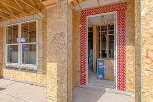 View of exterior entry