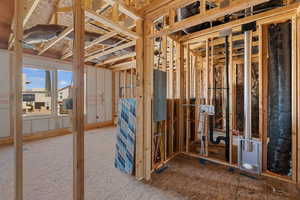 Miscellaneous room featuring electric panel