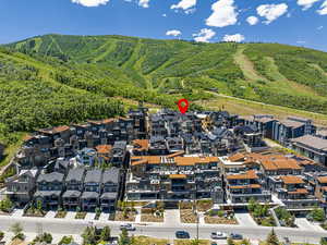 Aerial view of mountains