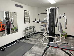 View of workout room