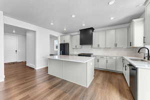 Kitchen with upgraded appliances