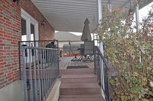 View of deck