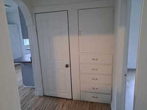 View of closet